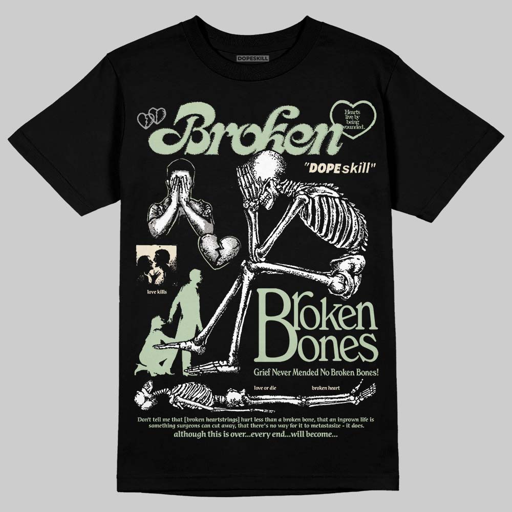 Seafoam 4s 2025 DopeSkill T-Shirt Broken Bones Graphic