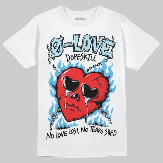 Legend Blue 11s DopeSkill T-Shirt Crying Heart Graphic