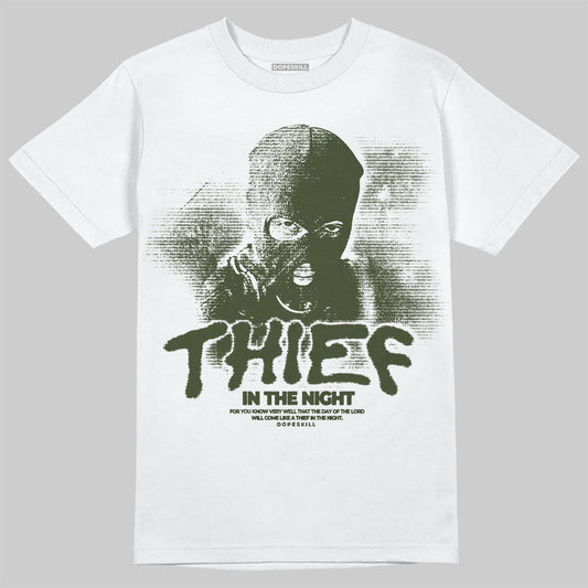 Olive Collection DopeSkill T-Shirt Thief In The Night Graphic