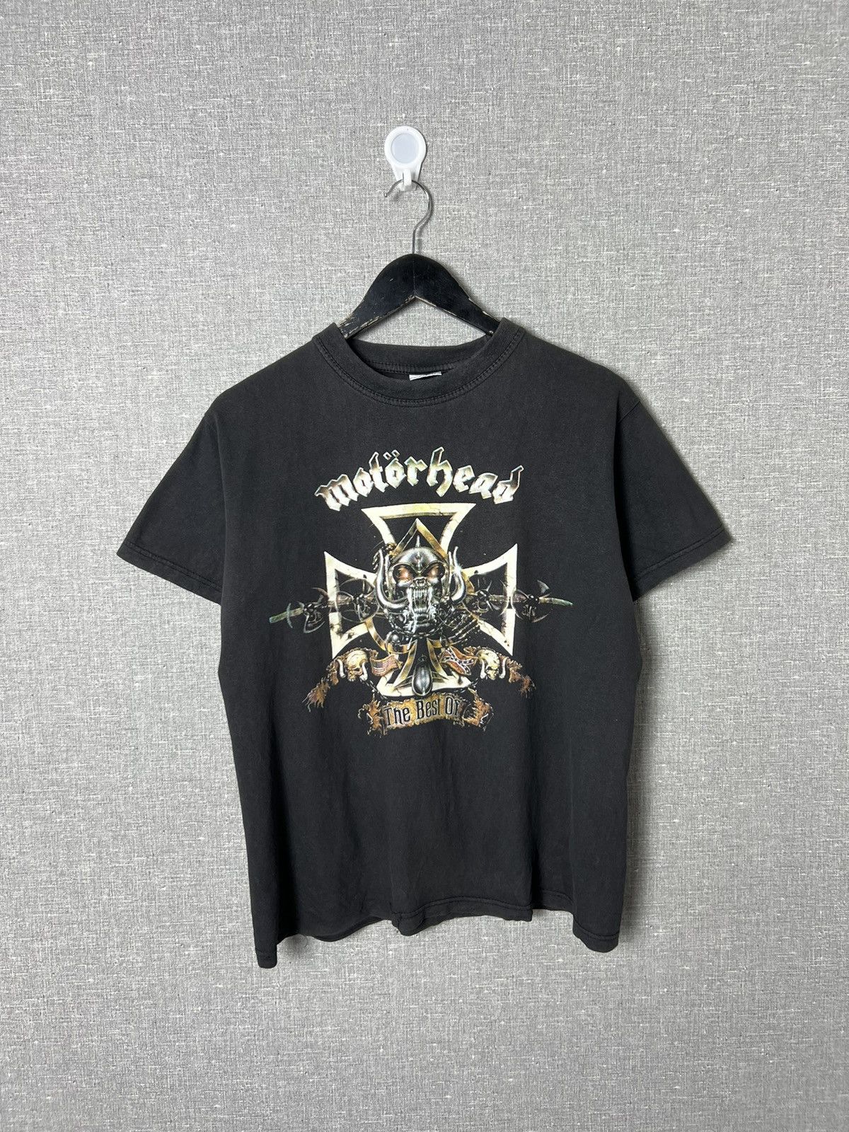 Band Tees Vintage Motorhead England The Best Of Big Logo Rock Band Tee
