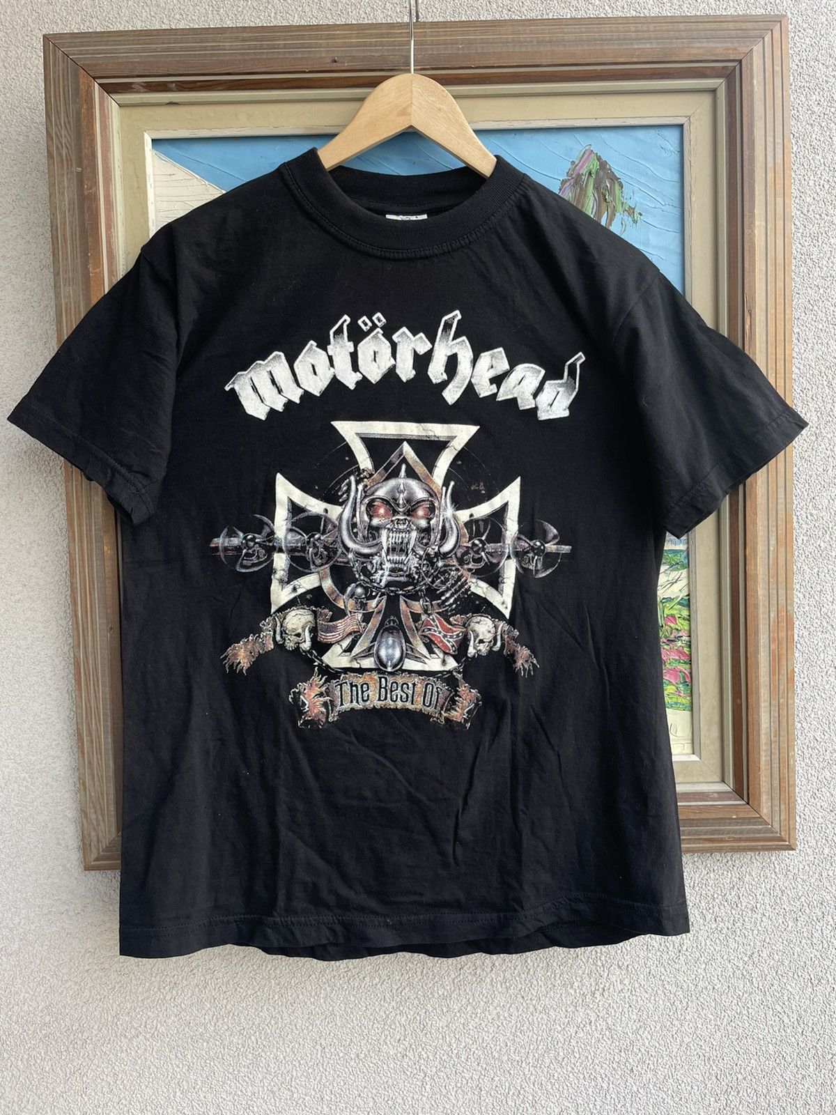 Vintage Motorhead The Best Of Vintage Band Tee Two Sided Prints Rare