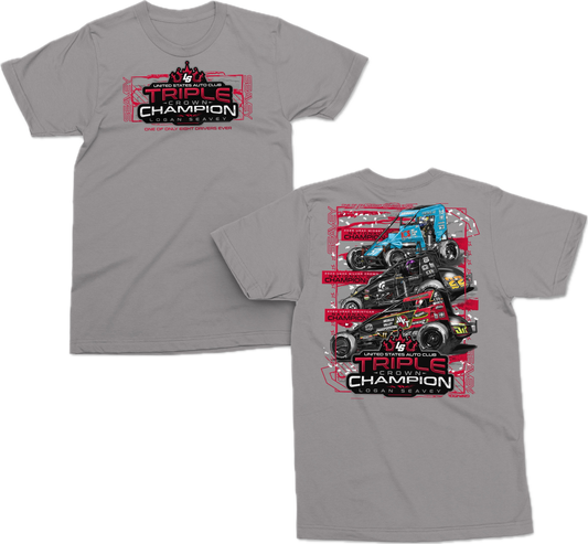 Triple Crown Champion T Shirt - Gravel