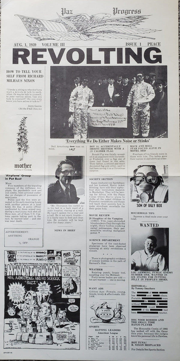 Jefferson Airplane - Volunteers (LP, T -) (VG+)12