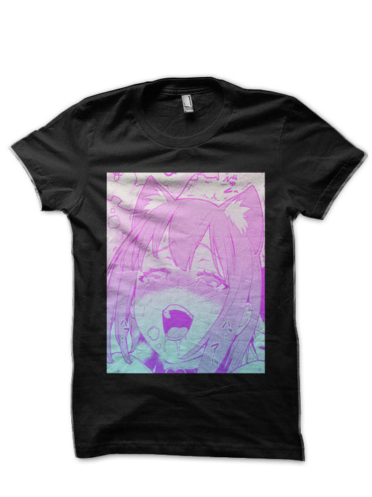 Ahegao Shirt Sexy Face Anime Cosplay Clothes Hentai Manga Gift T-Shirt