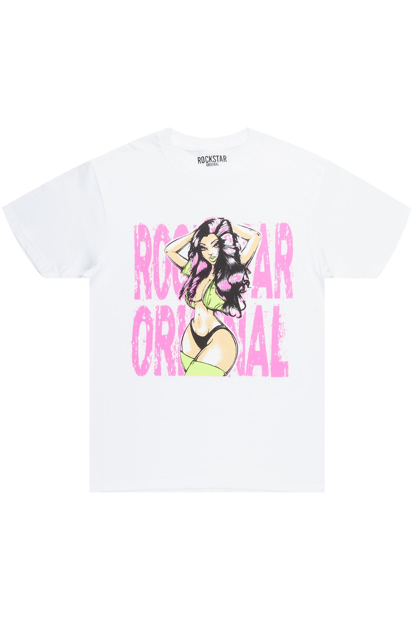 Angra White Graphic T-Shirt