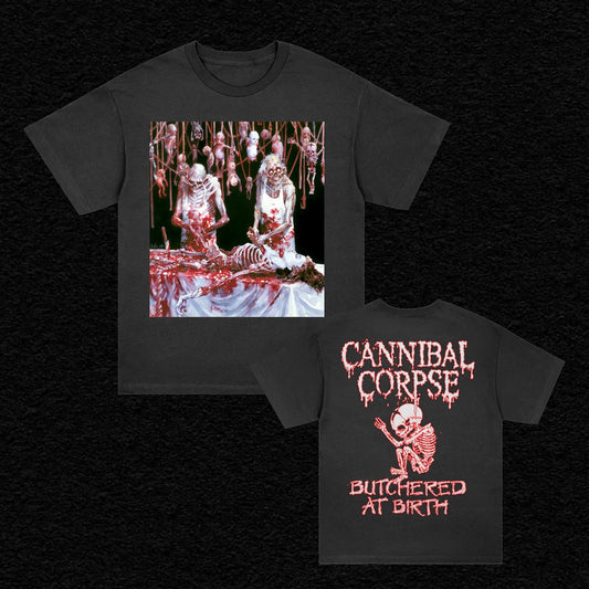 Butchered At Birth Poster T-Shirt (Black)