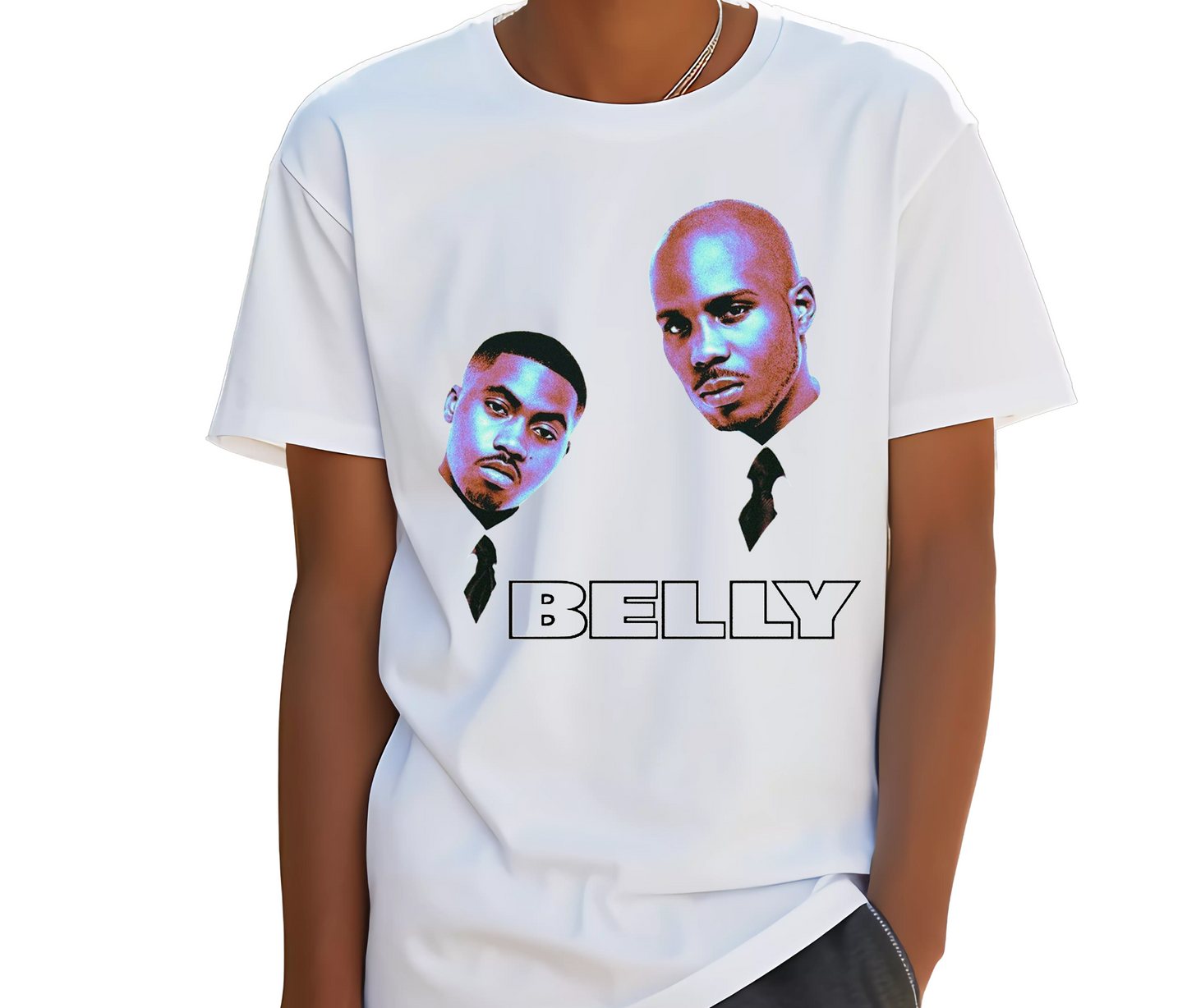 The Belly Movie T-Shirt – Classic Hip-Hop Film Graphic Tee – DMX, Nas Streetwear – 90s Urban Crime Drama Merch