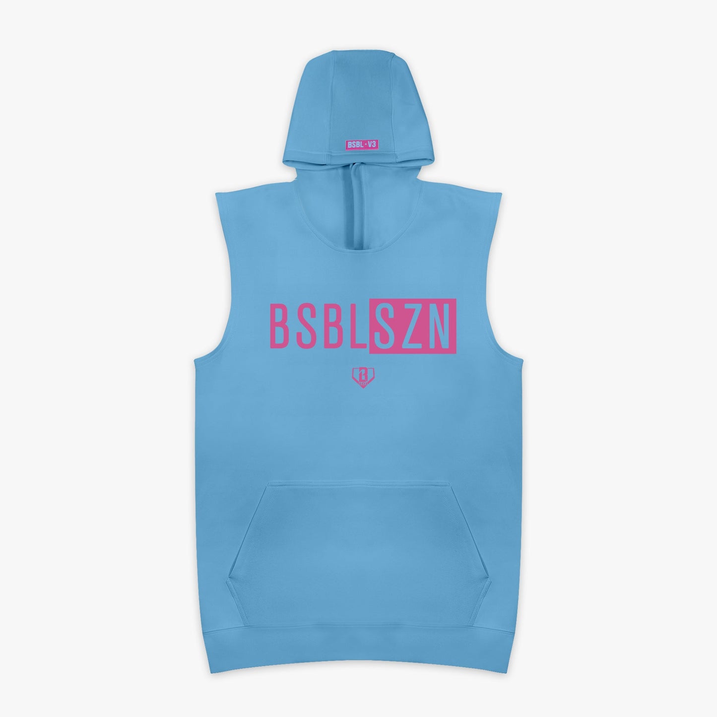 BSBL-SZN Youth Sleeveless Hoodie V3 - Cotton Candy