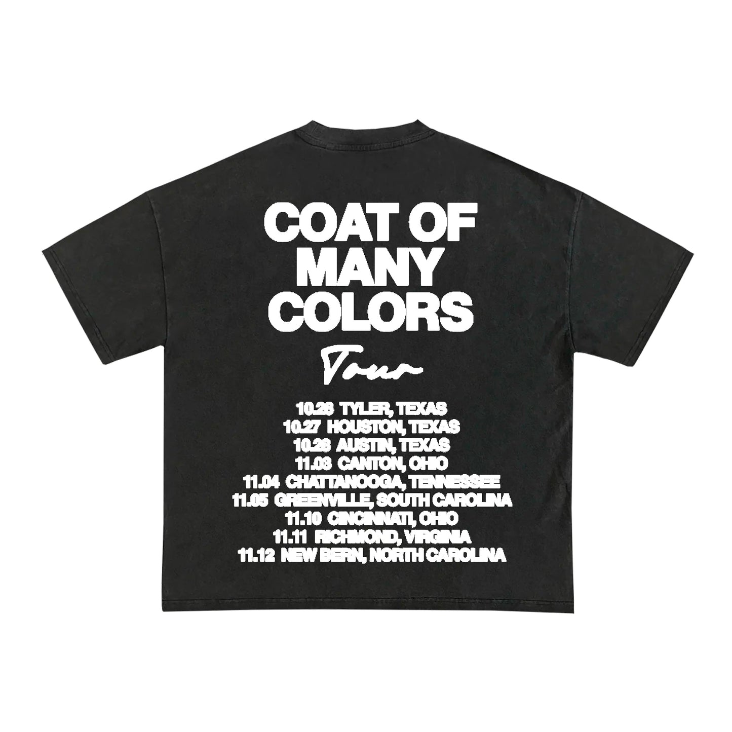 Coat Of Many Colors Tour Tee Style001