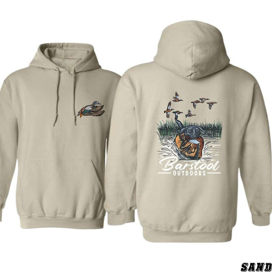 Barstool Outdoors Hoodie - Ideal for Nature Enthusiasts and Duck Hunting Fans Menswear Sweaters