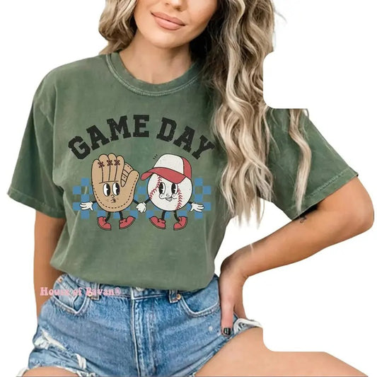 Baseball Game Day Shirt, T-Mom Shirt, Baseball Shirt For Women, Sports Mom Shirt, Mothers Day Gift, Family Baseball Shirt