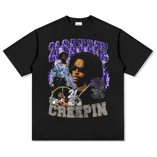Creepin By 21 Savage Tee