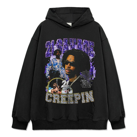 Creepin By 21 Savage Hoodie