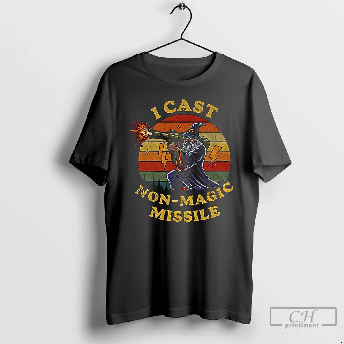 Classic I Cast Non Magic Missile Funny Wizard Parody Meme T-Shirts, Hoodie, Sweatshirt