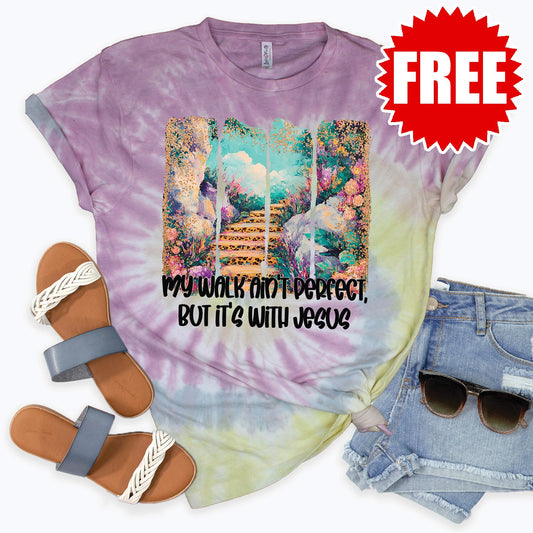My Walk Tee - Desert Rose Tie Dye - 0