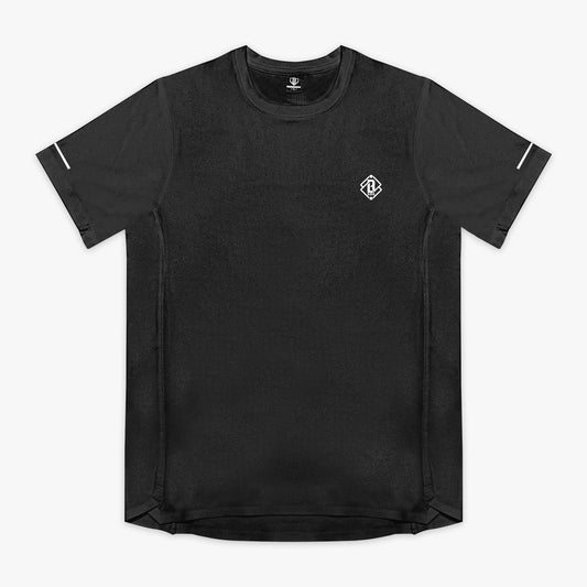 Diamond Tech Youth Vented Tee - Black/White