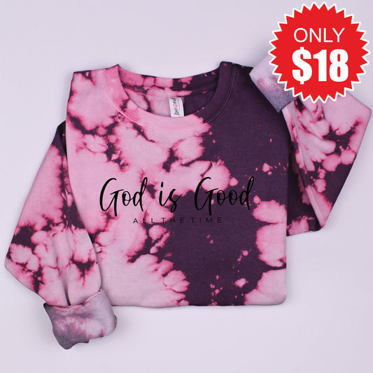 God Is Good Sweatshirt - Dragonfruit Blast - 18