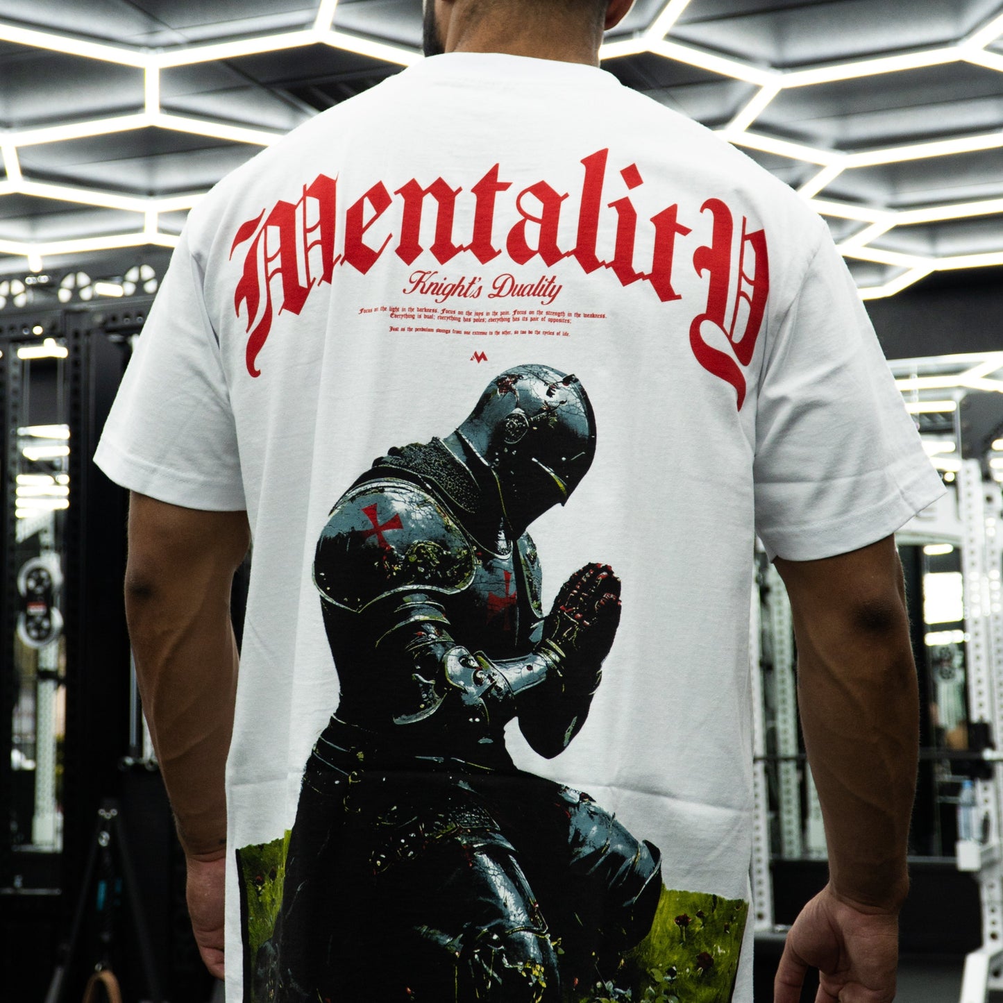 'KNIGHT'S PRAYER' TEE - WHITE
