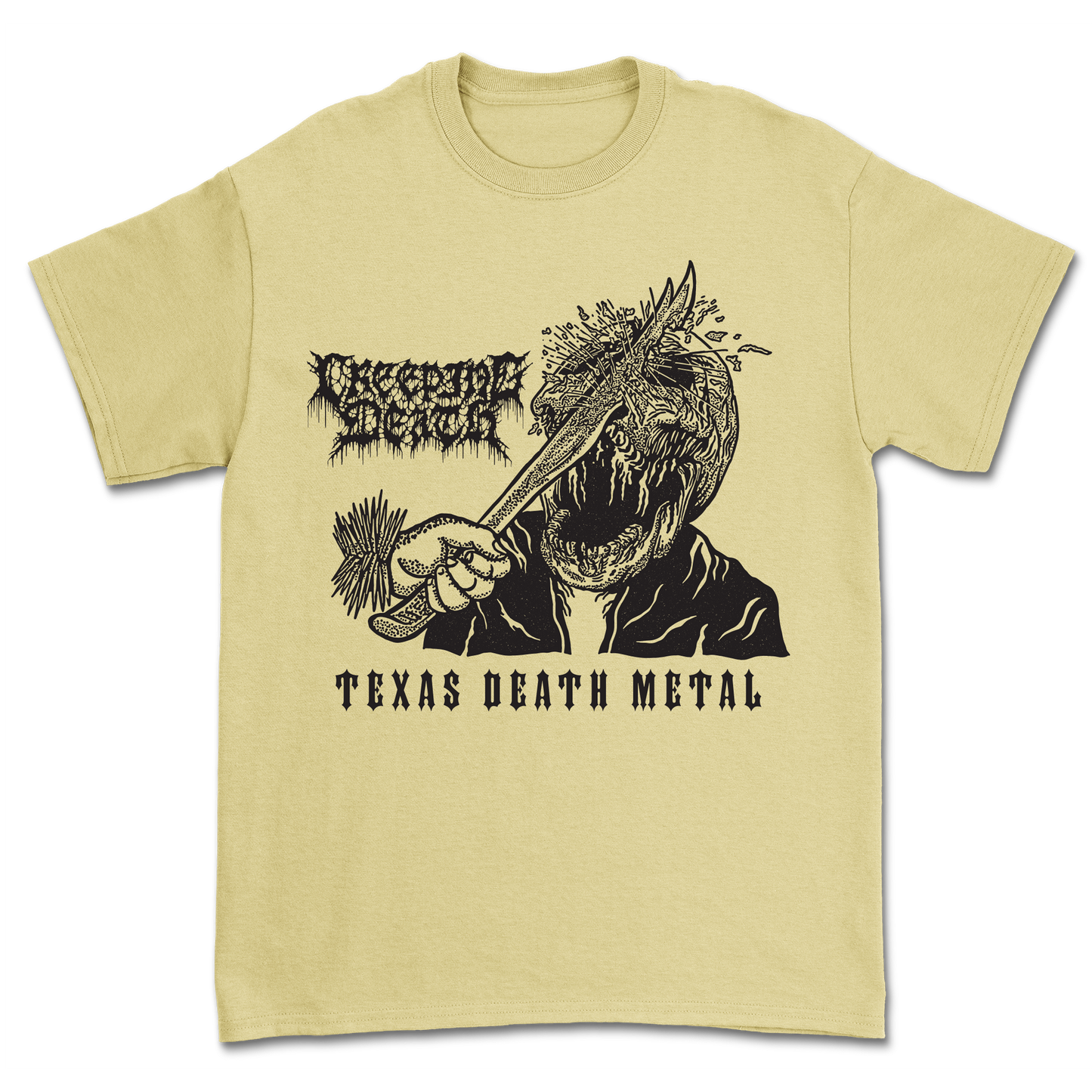 Creeping Death - Texas Death Metal Sword Smasher T-Shirt