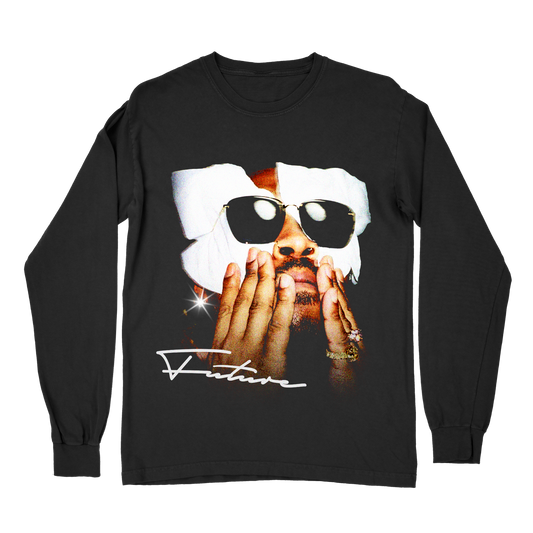 Future We Don’t Trust You Long Sleeve T-Shirt – Vintage Hip Hop Rap Shirt, Retro Streetwear for Music Fans