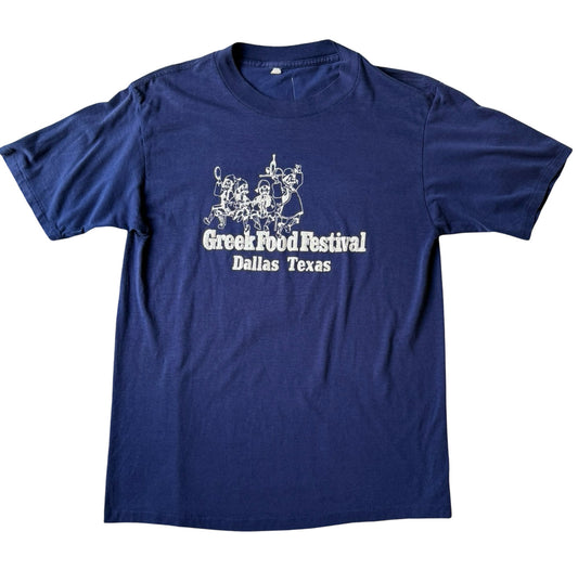 Vintage 80s Greek Food Fest Dallas Tee