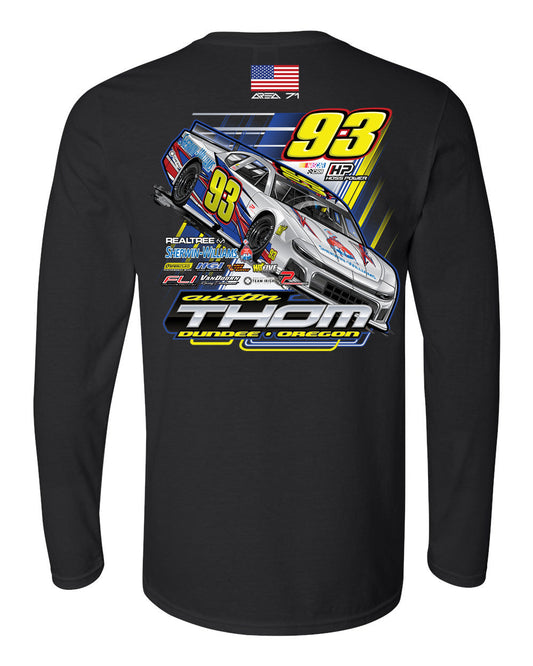 #93 Austin Thom Race Car Long Sleeve T-Shirt