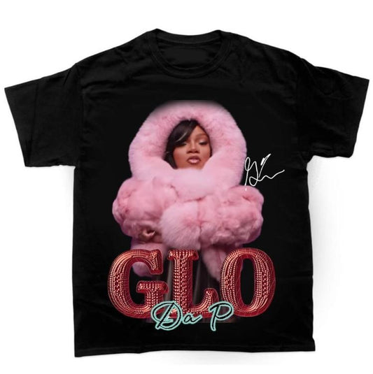Glorilla Pink Unisex Heavy Cotton Tee Graphic Short Sleeve Crew Neck with Limited Design, 100% Cotton, Medium Fabric