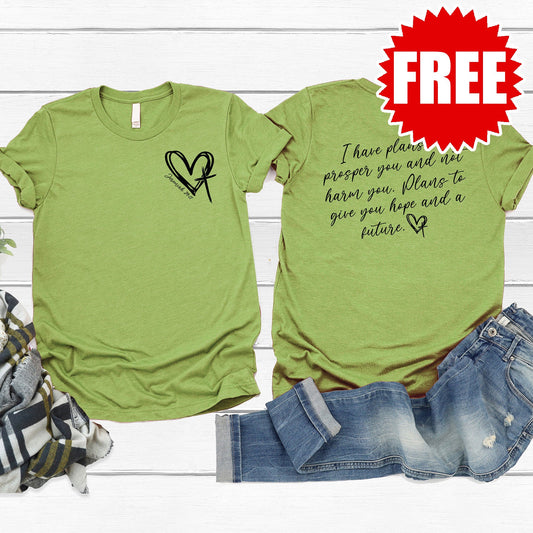 I Have Plans Tee - Heather Green