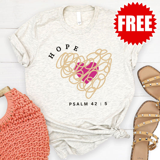 Hope Tee - Heather Oatmeal Style001
