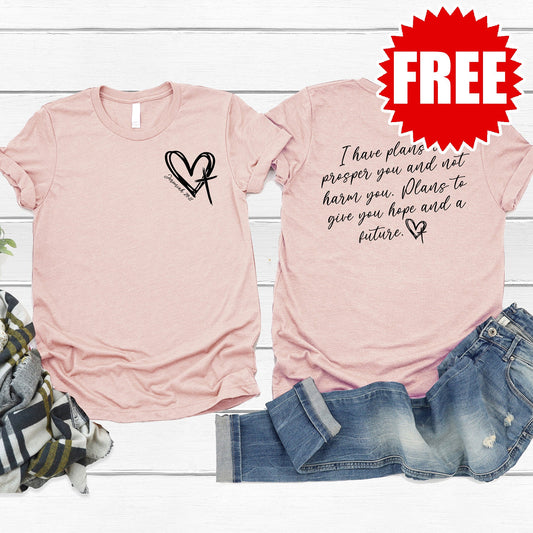 I Have Plans Tee - Heather Peach