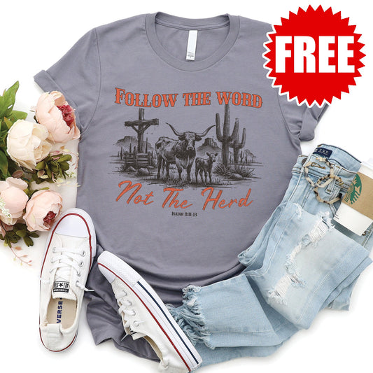 Follow the Word Tee - Heather Storm - 0