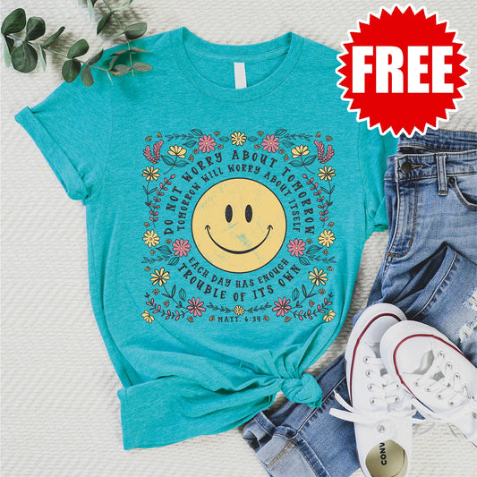 Do Not Worry Tee - Heather Jade - 0