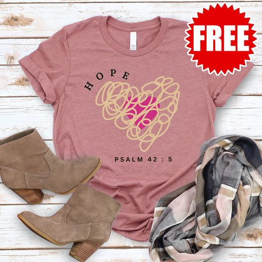 Hope Tee - Heather Mauve Style001