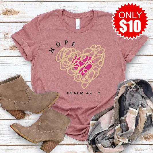 Hope Tee - Heather Mauve