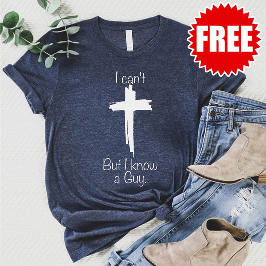 I Know a Guy Tee - Heather Navy