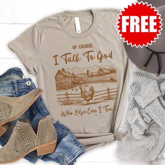 I Talk to God Tee - Heather Stone - 0
