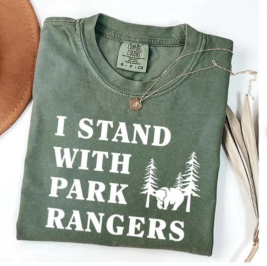I Stand With Park Rangers Shirt, Protect Our National Parks, National Parks Lover Shirt, Gift For Forest Lovers