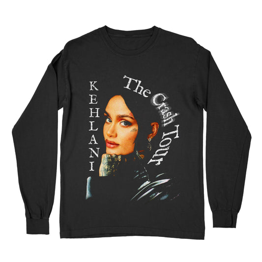 Kehlani The Crash World Tour Long Sleeve T-Shirt – Vintage R&B and Hip Hop Shirt, Streetwear Tee for Fans