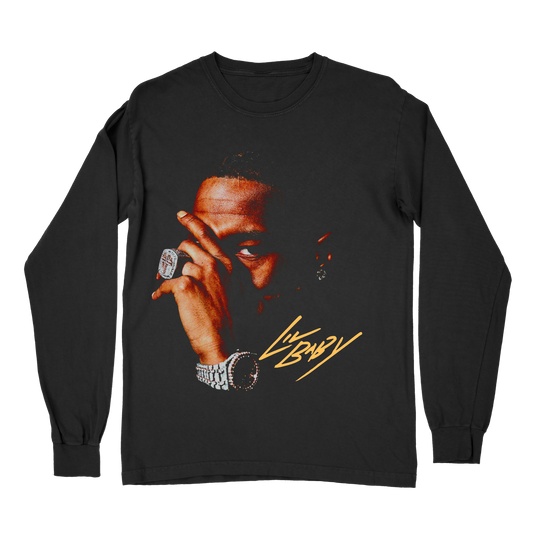 Lil Baby Graphic Long Sleeve – My Turn Vintage Rap Shirt – Hip Hop Streetwear for Music Fans and Collectors