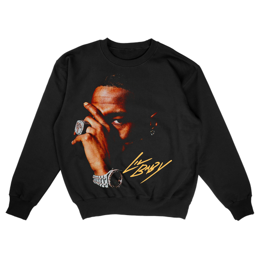 Lil Baby Graphic Sweatshirt – My Turn Vintage Rap Pullover – Hip Hop Streetwear for Music Fans and Collectors