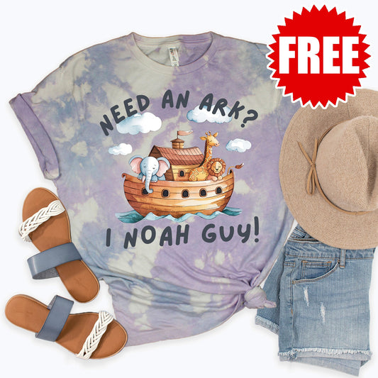 I Noah Guy Tee - Lavender Sky Tie Dye - 0