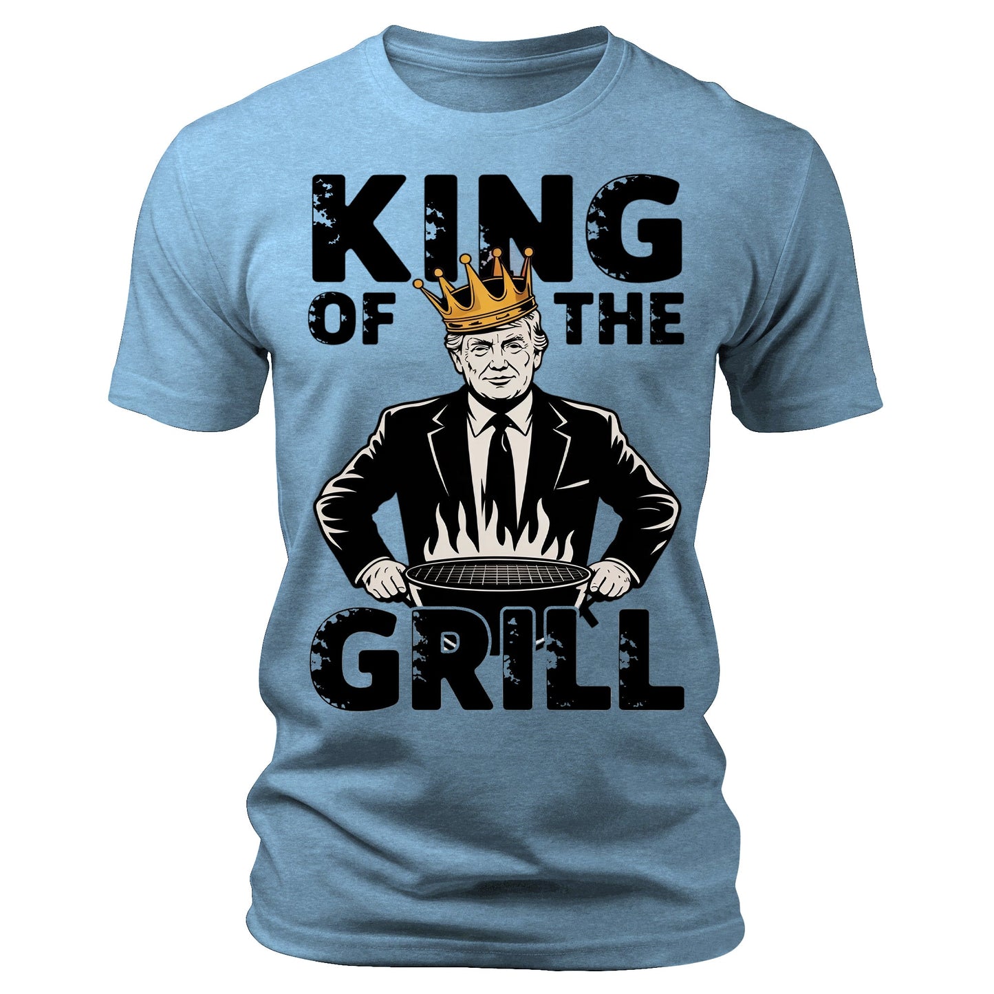 King Of The Grill Funny 4th of July Patriotic Graphic Tees