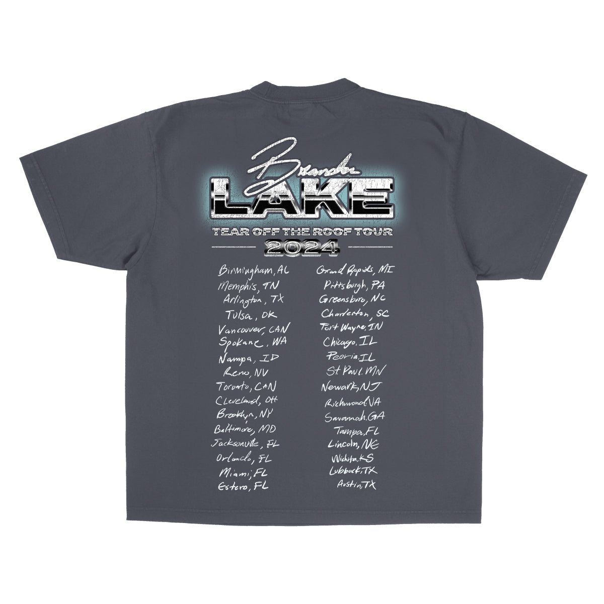 Tear off the Roof Tour II Tee Style001
