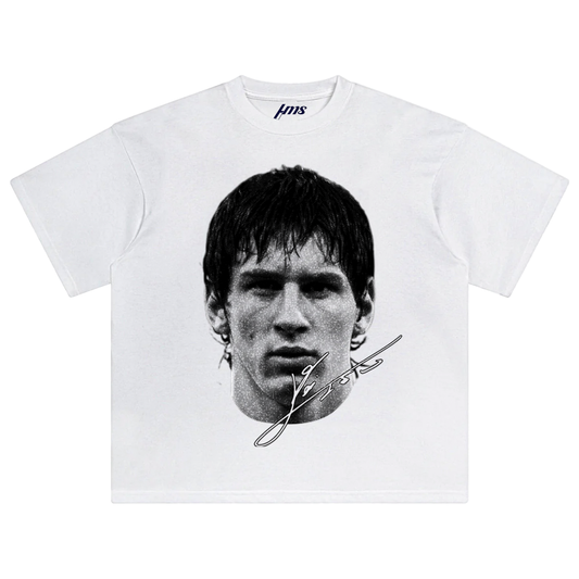 Young Messi Big Face Tee Style001