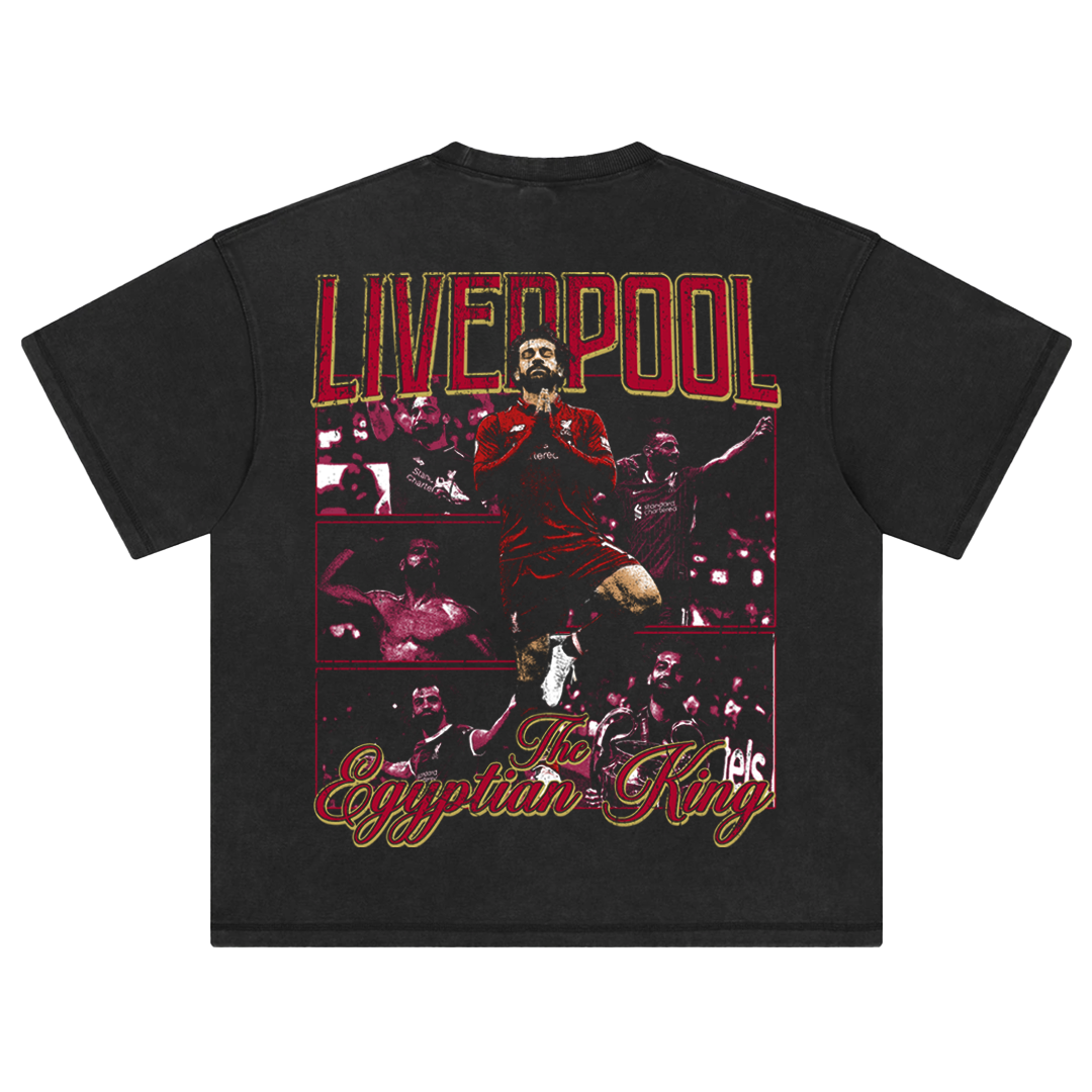 Mo Salah The Egyptian King Tee Style001