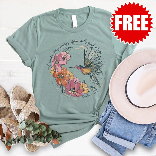 Hummingbird Refuge Tee - 0