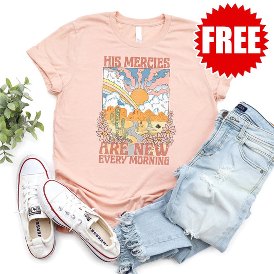 His Mercies Desert Tee - 0