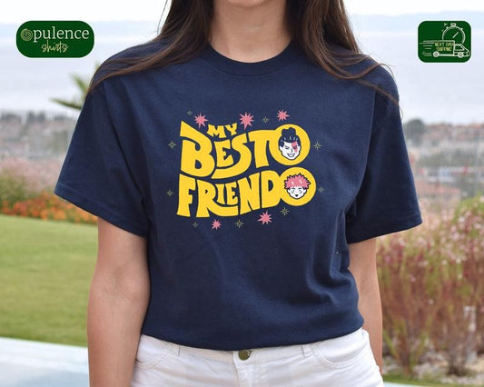 My Besto Friendo Shirt, Besto Friendo Hoodie, Anime Lover Sweater, Anime Shirt, Anime Merch, Japanese Streetwear, Anime Gifts, jjk shirt