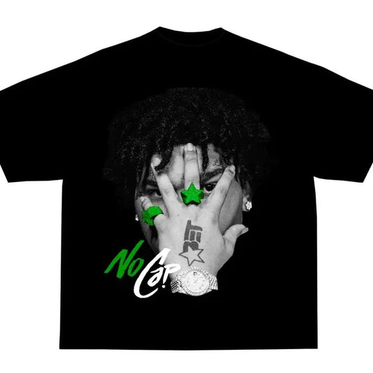 No Cappp Artist Graphic Tee - Classic Cotton Fabric Menswear - Shirt Graphic Shirt