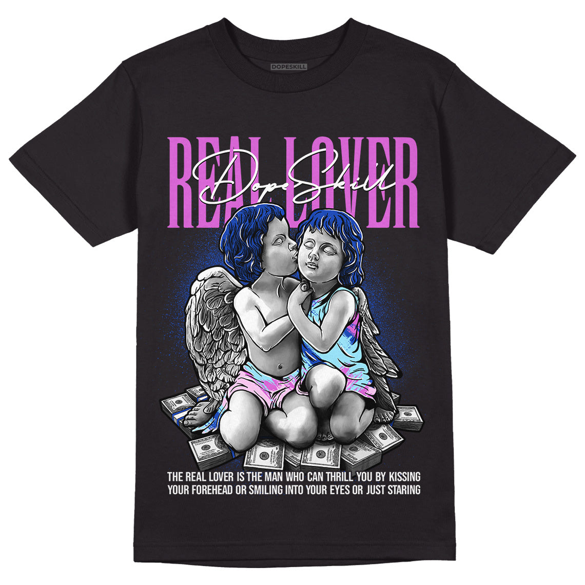 Hyper Royal 12s DopeSkill T-Shirt Real Lover Graphic